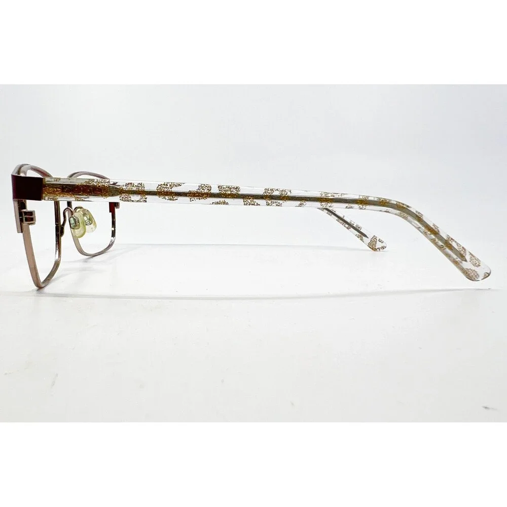 Bebe Eyeglasses Women Burgundy BB5190 610 Full Rim Square 52-17-135
